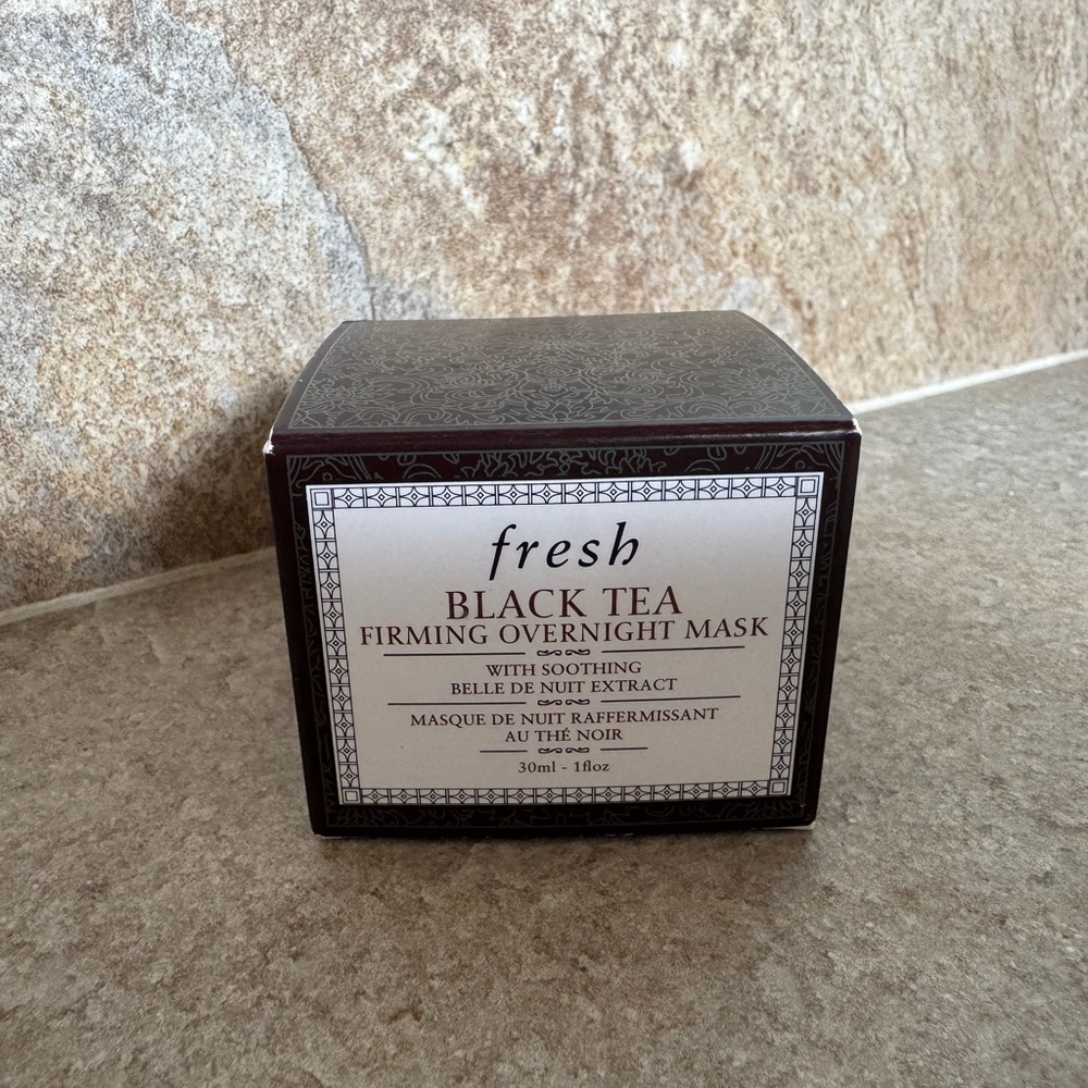 New unopened black tea mask